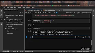 CodeFusion Free Coding Webinar Series Week 4 Building Blocks of Programming