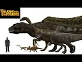 Walking With Dinosaurs - Dinosaurs Animated Size Comparison