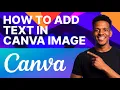 How to Add Text Inside Image in Canva 2026 Step-by-Step