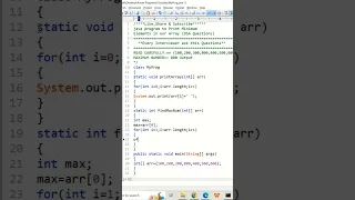 Find Maximum Number in the Array