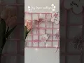 DIY paper wall grid