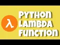 Part 16 - Python Lambda Functions Zaheer Ahmad