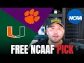 Free NCAAF Pick Clemson vs Miami Sports Betting Tips