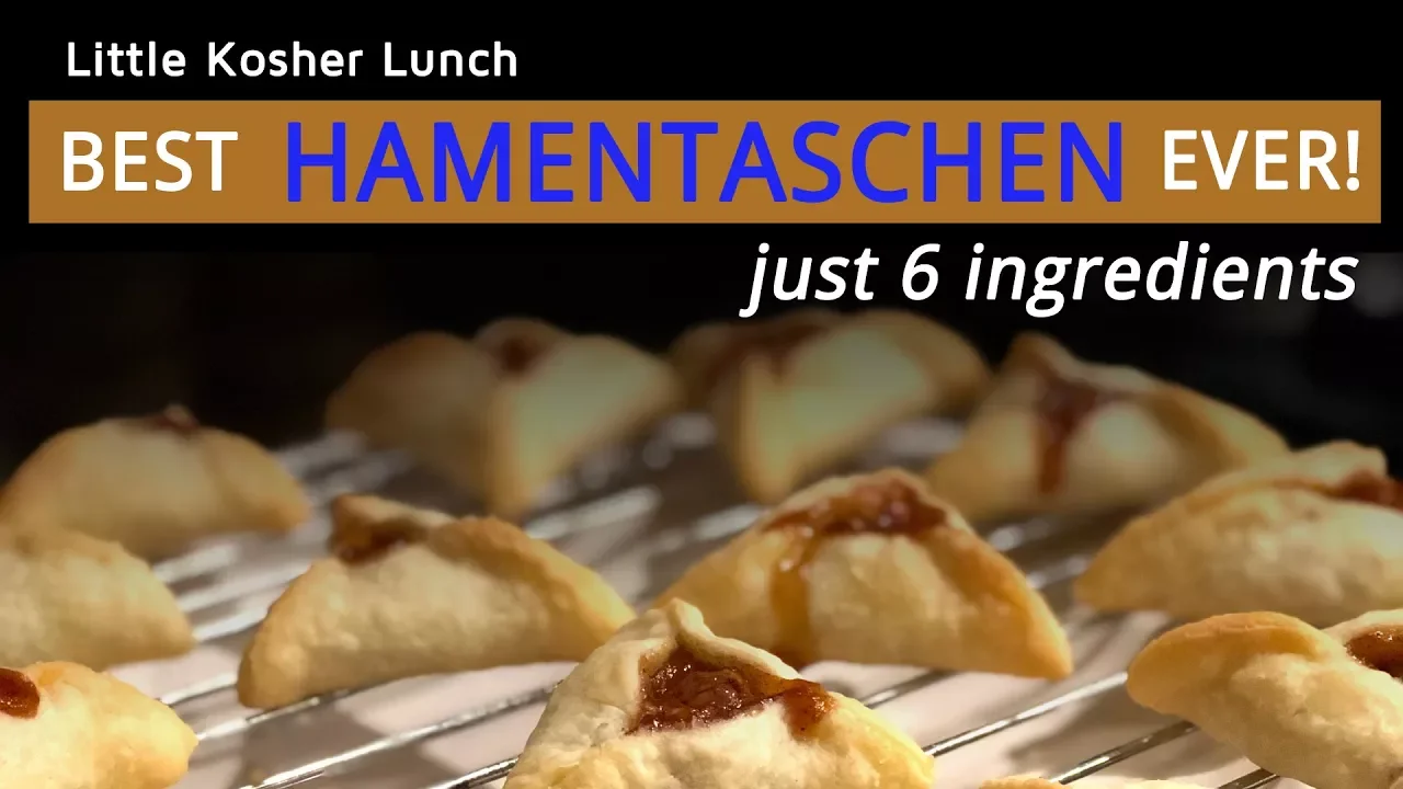 Easy Hamantaschen Tutorial - Only 6 Ingredients for Flaky, Tender Amazing Purim Cookies