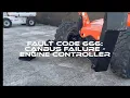 Fault Code 666 Canbus Failure - Engine Controller JLG Telescopic Forklift