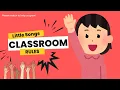 Lagu Classroom rules | Raise your hand, wait your turn!