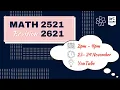 UNSW MathSoc Presents 20T3 Revision Seminar Part II
