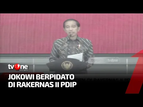 Pidato Presiden di Rakernas II PDIP