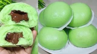 simple recipe for soft smooth pandan bakpau that doesnt wrinkle or shrink
