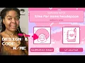 creating my first app from zero ft HTML CSS JS pixel art girly aesthetic