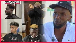 NI PASUA KICHWA: KINYOZI SIMBA AFUNGUKA SIRI ZA WACHEZAJI SIMBA WAKINYOA