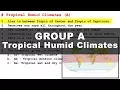 Koppen Scheme - Tropical Humid Climate A UPSC IAS Geography
