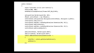 Intermediate Java Programming - Graphics and GUIs Part 4