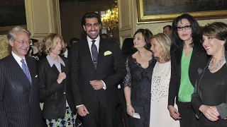 خطاب الامير سلمان بن عبدالعزيز آل سعود فى مجلس الشيوخ الفرنسي 