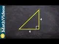 Using a right triangle evaluate for your six trig functions