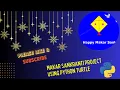Makar Sankranti Kite using python Happy Makar Sankranti drawing using python graphics
