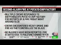 Second alarm fire at Berks County potato chip factory