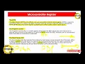 Microcontroller Programming Lecture 05 Register