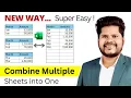 Quickly Combine Data from Multiple Sheets into One new way
