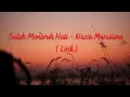 Download Lagu Salah Menaruh Hati   Nazia Marwiana  ( Lirik )