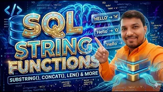14-String Functions in SQL Types of SQL Functions Examples SUBSTR CONCAT UPPER REVERSE