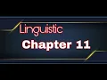 Linguistic Chapter 11