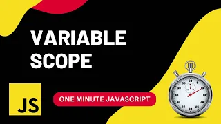 Variable Scope Javascript One Minute Javascript 1 Min JS Quick JS