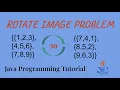 Rotate Matrix Image Problem LeetCode Java Programming Tutorial Interview Questions R4Tech