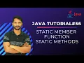 Static Member Function Java Programming In Hindi