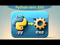 How to create an exe file from a Python project Complete tutorial