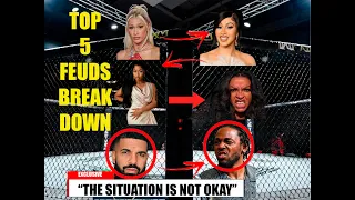 top 5 celebrity feuds that shook 2025 drake taylor cardi u0026 more 