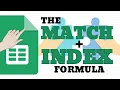 How to Use the Match Index Formula in Google Sheets Data Matching