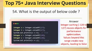 Top 75 Tricky Java Interview Questions - 127 127 vs 128 128 in Java