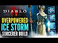 Diablo 4 - OVERPOWERED Ice Storm Sorcerer Build Guide Level 1-50 Best Diablo 4 Sorcerer Build