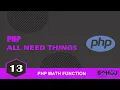 PHP Bangla Tutorial PHP Math Functions