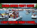 Scuba Diving the BIGGEST Lake Party Spot Party Cove Lake Ozarks I can t believe what I found