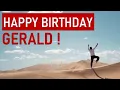 Download Lagu Happy birthday GERALD! Today is your day!