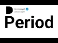 Period Antonyms Opposite Words
