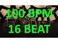 Download Lagu 100 BPM - 16 BEAT Rock - 4/4 Drum Track - Metronome - Drum Beat