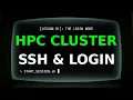 HPC 101 How to SSH into HPC Cluster