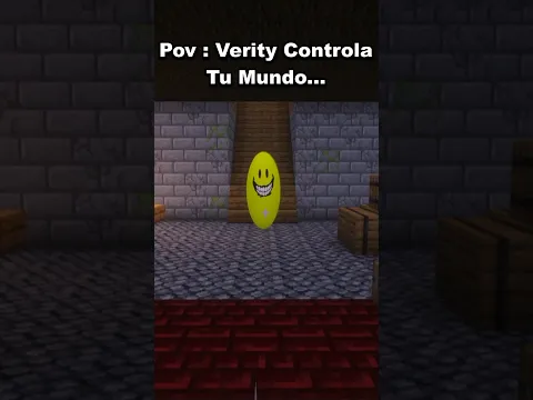 Cuando VERITY Controla Tu Mundo De Minecraft😀 #shorts #minecraft