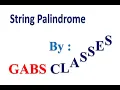String Palindrome in C Program to Check Whether a String is Palindrome or Not