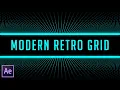 Infinite Modern 3D Retro Grid in Trapcode Mir - After Effects Tutorial