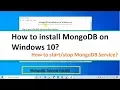 MongoDB installation on Windows 10 MongoDB Tutorial for Beginners Part