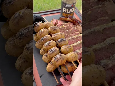 Grilled Steak with Potatoes
