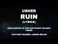 #Ruin by #usher ft #pheelz @Theryrichome