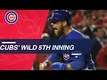 Watch the Cubs wild 5th inning against Scherzer in Game 5 of the NLDS
