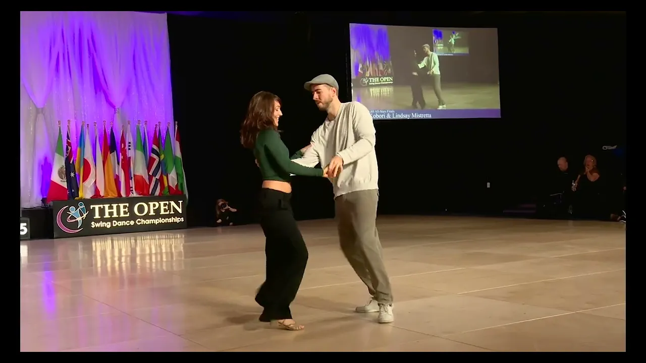 Attila Kobori and Lindsay Mistretta - 5th Place Jack & Jill Swing - All Star - The Open 2025