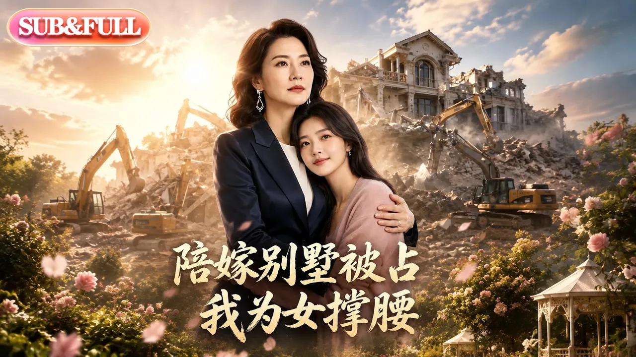 【全集FULL】《陪嫁别墅被占，我为女撑腰》| AI短剧 | ENG SUB #薄荷听书 #cdrama #latest #热门短剧 #都市 #重生 #逆袭 #现代 #甜宠 poster
