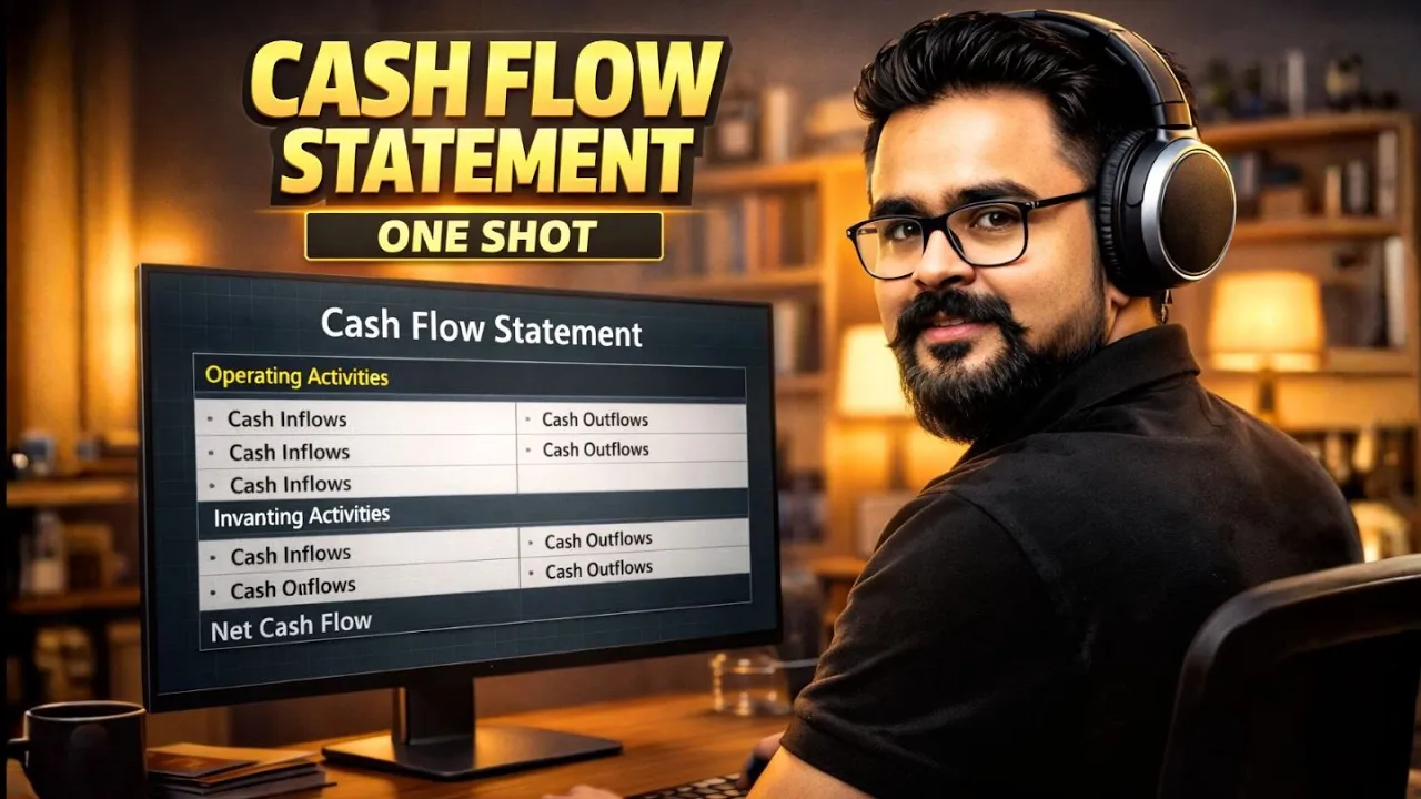 Cash Flow Statement Class 12 One Shot | Accounts | Gaurav Jain
